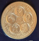 Cayman Islands 1976  50 Sterling Silver Coin Six Sovereign Queens England