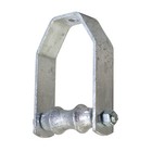 2-16 In  Galvanized Steel Clevis Roller Pipe Hangers Vertical Adjustment 5 Pack 