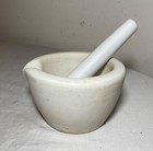 Rare Antique Porcelain Apothecary Standard Acid Resisting Usa Mortar And Pestle