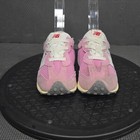 New Balance 327 New-b Hook   Loop Shoes Toddler Sz 9 Pink White Suede Sneakers