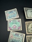 Wwii Currency Lot Japan Peso Sen Francs Military 