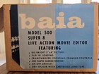 Baia 500 Super 8 Movie Film Editor - Works W  Metal Splicer   Vintage Materials