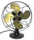 Gorgeous Antique Emerson Jr  9  Oscillating Electric Fan  Runs Great Wall Mount