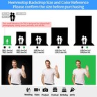Black Photo Backdrop Curtain 5x7 Ft Polyester Studio Background Photography