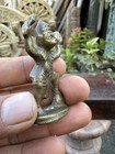 Antique Old Brass Hindu God Hanumanji Sculpture 1900