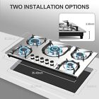 36 In Gas Stove 5 Burner Built-in Propane Gas Cooktop Gas Hob Ng lpg Convertible