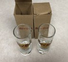 2 Hard Rock Cafe Cleveland 4  Tall Shot Glasses New