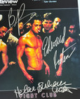 Fight Club Signed Movie Poster 11x17 With Coa - Authentic Memorabilia