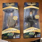 Rare 1996 Playmates Star Trek 9  Capt  Kirk   Mr  Spock A Piece Of The Action Le