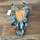 Royal Couture Flower Bomb Velvet Leotard New S