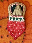 Vintage Montgomery Ward Christmas Cat Oven Mitt Retro Holiday Kitchen Decor Nwt