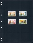  4 50 Scott Value - 1975 Barbuda Tall Ships Battle Caribbean Naval Cv Mnh Nh Um