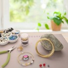 The Beadsmith Half-round Craft Wire 21 Gauge 4 Yard Gold Jewelry Making