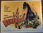 The Giant Behemoth  1959 -half Sheet-classic Scifi