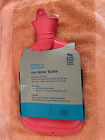 Hot Water Bottle Rubber Bag Warm Relaxing Heat Cold Therapy
