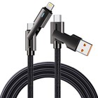4in1 60w Usb Pd Cable Charger Cord For Iphone 16 15 14 13 12 Samsung S24 S23 S22
