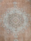 Turkish Oushak Hand Knotted Wool Rug 5 9  X 8 11  Warm Blush peach Color