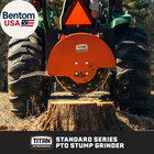 3 Point Standard Series Pto-driven Stump Grinder  Cat 1 Tractor  15-45 Hp  Carbi