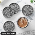 Silicone Coasters Set 4 Pcs Drink Coasters Coffee Table Bar Tabletop Protection