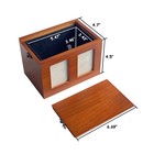 Pet Urns Dog Cremation With Photo Frame Wooden Box For Ashes Memory Box