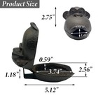Cast Iron Monkey Cigar Ashtray With Lid Bronze