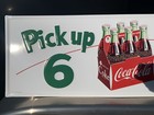 Coca Cola Metal Sign Coke Vintage Style Bottle Button Garage Gas Country Store