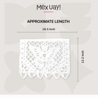 Mi Bautizo Party Banners  3pack 18ft Each Banner-plastic Papel Picado White