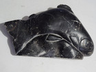 Vintage Inuit Hand Carved Signed Soapstone Carving Orca Whale Fish