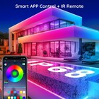 300ft Outdoor Rgb Led Strip Lights Ip68 Waterproof Ip68 Music Sync W  App Remote