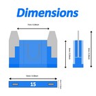 Roadandlord 150pcs Micro Blade Fuse Kit - Low Profile Mini Multicolored 