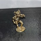 Vintage Gallo Pewter Gold -tone Fantasy Miniature 1984 Globlin