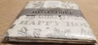 Christmas Table Cloth 52  X 52  Silver Cotton