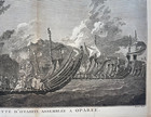 Tahiti 1778 Voyage Of Cook Large Antique Engraved View 18th Century