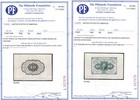 Usa  pc6p  pc14p Very Fine Rare Duo Printed Only On One Side   with Cert   