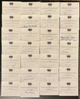 47 Different Philadelphia Athletics Authentic Autographed 4x6 Cards