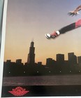 Nike Air Jordan Jumpman 1985 Poster Iconic Chicago Skyline Logo Jump Vintage Og