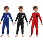 Special Needs Adaptive For Kids Anti-strip Jumpsuit Autism Sensory Bodysuit 