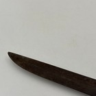 Vtg Primitive Antique Butcher Knife Wood Handle Full Tang  6  Blade Prop Slicer