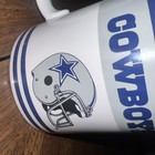 Vintage Dallas Cowboys Mug Cup Nfl Football Ceramic Coffee Tea Blue White Russ