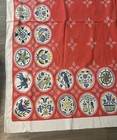 Vintage Simtex Pennsylvania Dutch Hex Signs Tablecloth 50    X 56   