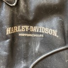 Harley Davidson Leather Jacket Distressed Med  Quilted Lined