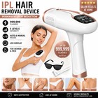 Pack Of 2 Ipl Laser Hair Removal Device Permanent Hair Remover For Women Men Lcd