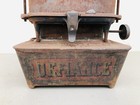 Antique Defiance Florence Sad Iron Heater Kerosene Cast Iron Stove Lamp
