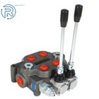 2 Spool Hydraulic Directional Control Valve Bspp Tractor Loader 25gpm New