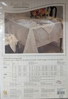 Vtg Royal Palace Damask Luxury 70  Round Mauve Tablecloth Fleur De Lis New 