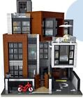 Moc Modern Cubist Villa 3 Story Modular Building Blocks Toy Bricks Set