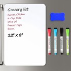 Magnetic Dry Erase Board For Fridge-12 x8 refrigerator Whiteboard With 4 Markers