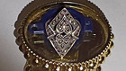 Vintage Marcasite 925 Sterling Silver Ring With Stones 6   