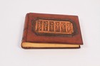 Vintage Florentia Cherub Angel Italian Leather Photo Album   Scrapbook - Italy