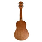 Harmonics 21 Inch Soprano Ukulele Mahogany 4-string Hawaiian Guitar  Natural